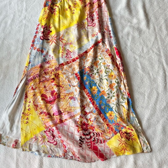 Etcetera Maxi Halter Dress Floral Print Size 0 - Picture 10 of 11